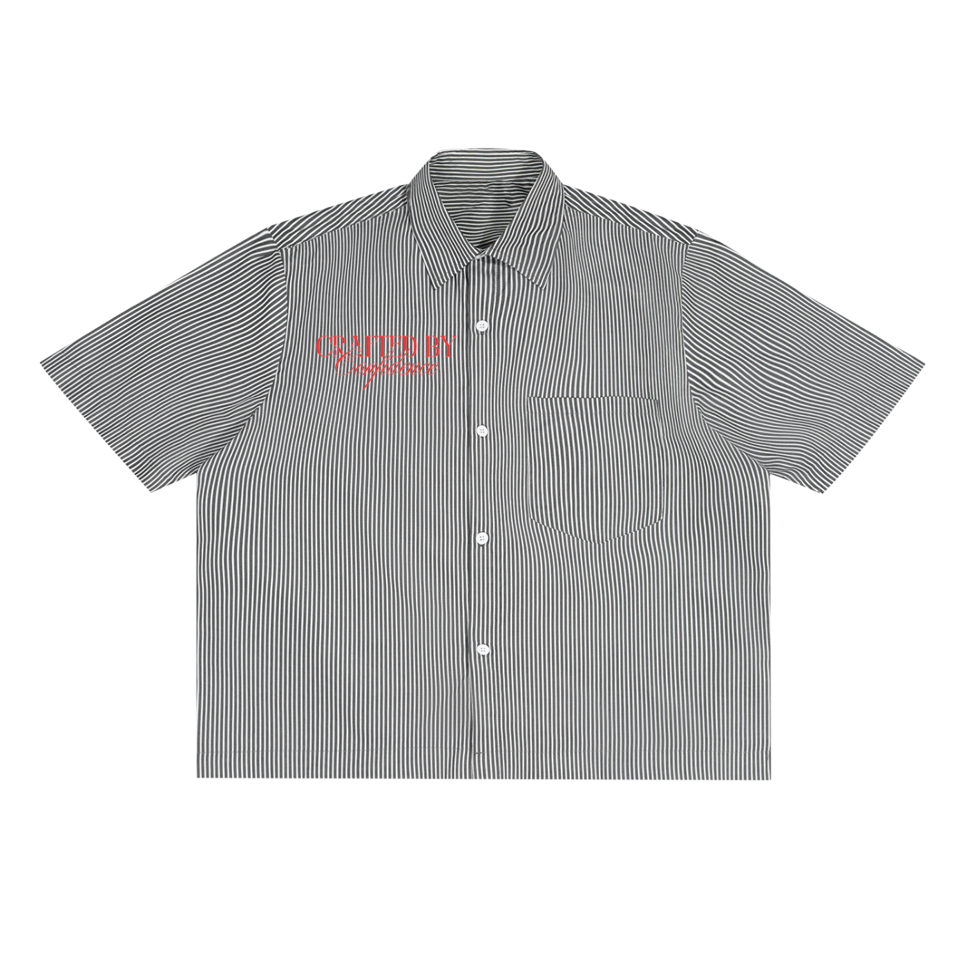 "Crafted By Confidence" Oversized Shirt