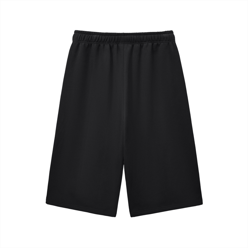 "DMV JAM" Relaxed Drawstring Three-quarter Sweatpants